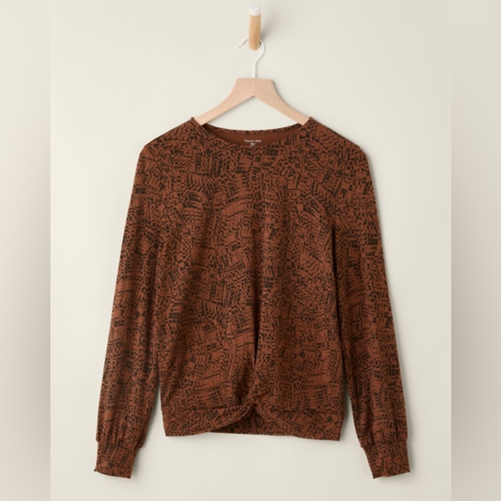NWOT Garnet Hill Vivi Comfort Knit Tee